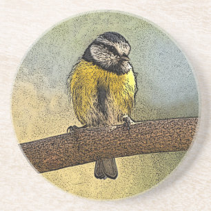 Europese blauwe stip zandsteen onderzetter