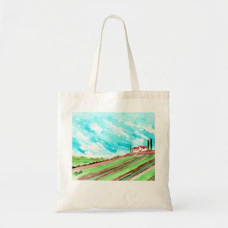Europese boerenscène boodschappentas tote bag