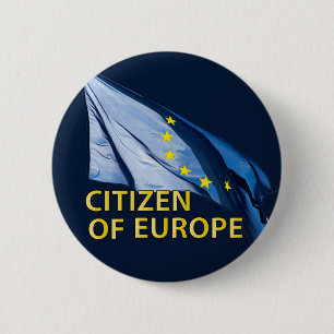 Europese burger ronde button 5,7 cm