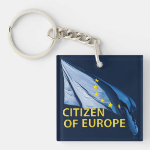 Europese burger sleutelhanger