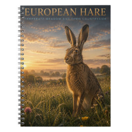 Europese Haas Weide DIEREN Notitieboek