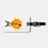 Europese hittegolf bagagelabel (Voorkant horizontaal)