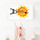 Europese hittegolf spandoek (Insitu)