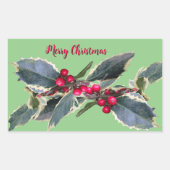 Europese Holly Cust. Groene Sticker (Voorkant)