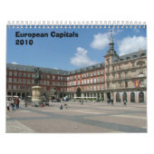 Europese hoofdsteden kalender (Hoes)