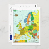 Europese kaart (Voorkant / Achterkant)