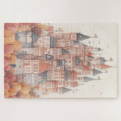 europese kasteelstad legpuzzel (Horizontaal)