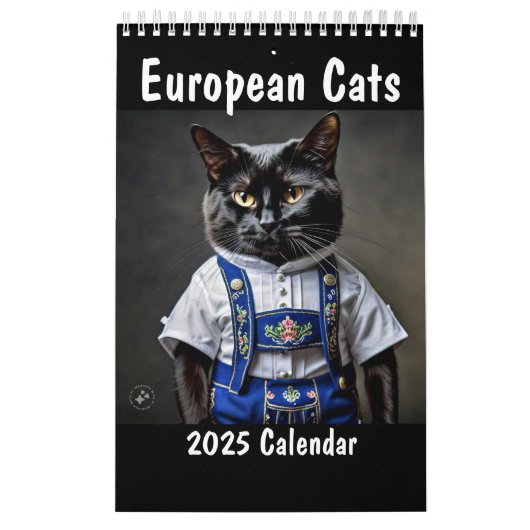 Europese Kattenkalender Kalender (Hoes)
