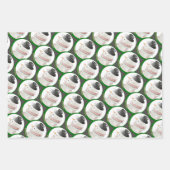 Europese Kerstmis Inpakpapier Vel (Voorkant)