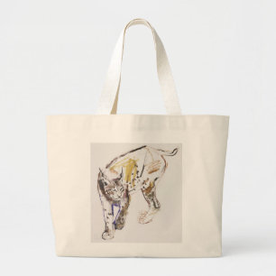 Europese Lynx Grote Tote Bag