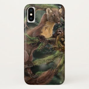 Europese pine Marten iPhone X Hoesje