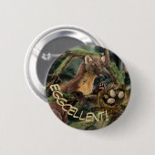 Europese pine Marten Ronde Button 5,7 Cm (Voorkant /achterkant)