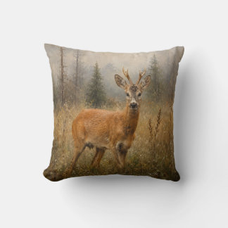 Europese reeënbok-wildschildering kussen