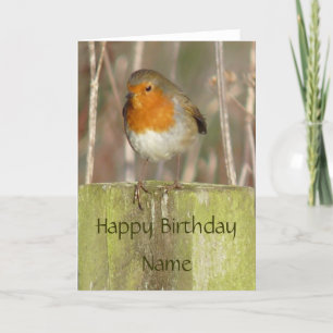 "Europese Robin-Bird Northumberland Engeland" Kaart