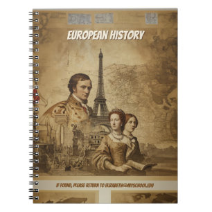 Europese tijdperken: Europese geschiedenis Notitieboek