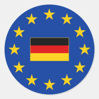 europese unie duitsland ronde Sticker