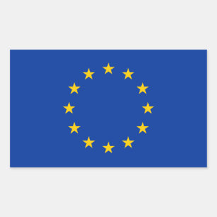 Europese Unie - EU-vlag Rechthoekige Sticker