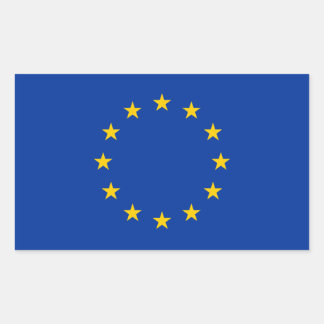 Europese Unie - EU-vlag Rechthoekige Sticker
