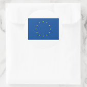 Europese Unie Ronde Sticker (Tas)