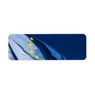 Europese vlag etiket