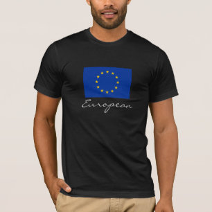 Europese vlag met EU-vlag T-shirt