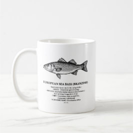 Europese Zeebaars Branzino Vintage Koffiemok