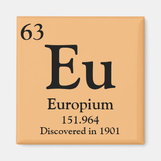 Europium Periodiek Tafel Magneet