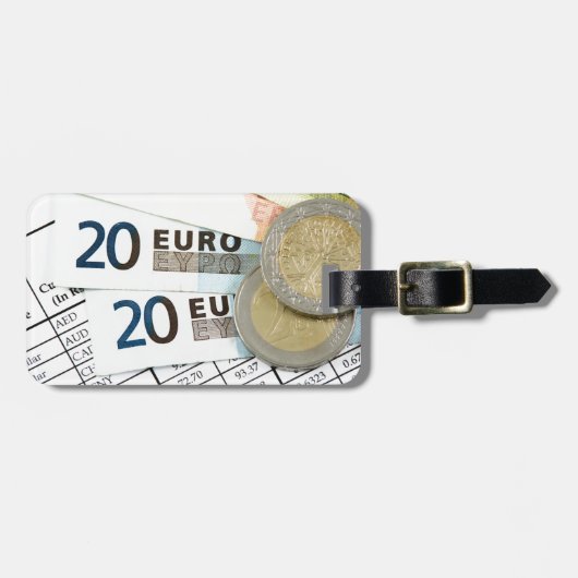 Euro's Bagagelabel (Voorkant horizontaal)