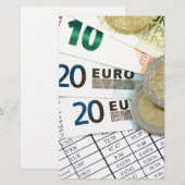 Euros Briefpapier (Voorkant / Achterkant)