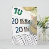 Euros Briefpapier (Staand voorkant)