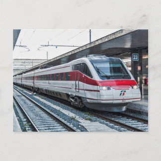 Eurostar Italia ETR 460 bij Roma Termini. Briefkaart
