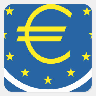 Eurosymboliek - Europese erfenis Vierkante Sticker