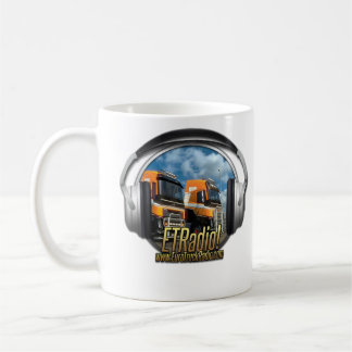 Eurotruck Radio 325 ml Klassieke witte Mok