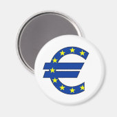 eurovalsymbool geldteken magneet (Voorkant / Achterkant)
