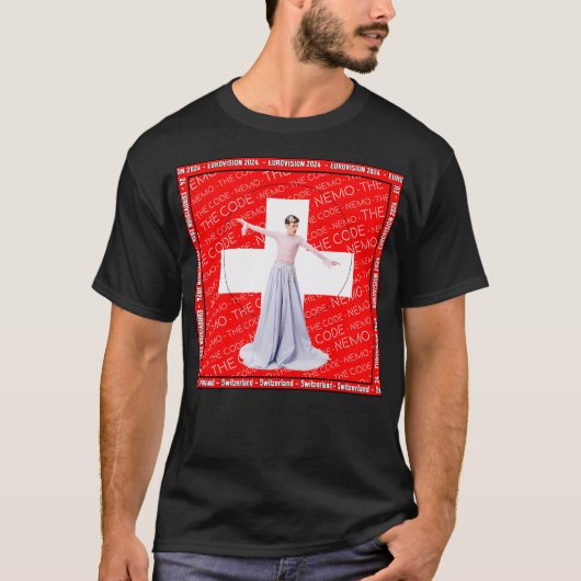 Eurovisie 2024 NEMO De Code T-shirt (Voorkant)