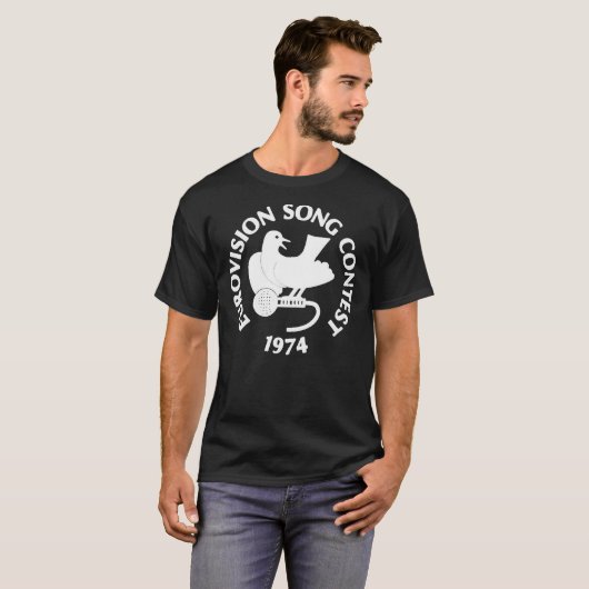 Eurovisie Song Contest 1974 T-shirt Classic T-Shi (Voorkant volledig)