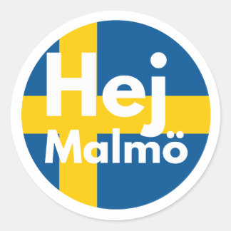 Eurovision Songcontest 2024 Unisex T-shirt Sweden  Ronde Sticker