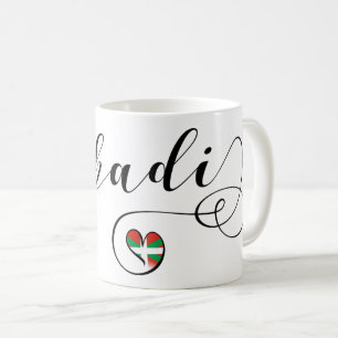 Euskadi Baskenland — Heart Flag Koffiemok