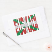 Euskadi - Basque flag Rechthoekige Sticker (Envelop)