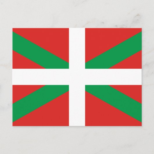 Euskadi Flag Briefkaart (Voorkant)