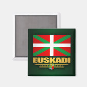 Euskadi Flag Magneet (Voorkant / Achterkant)