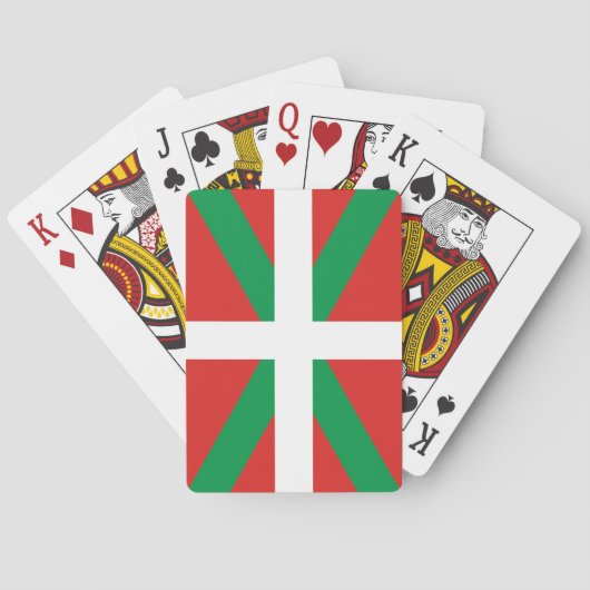Euskadi Flag Pokerkaarten (Achterkant)