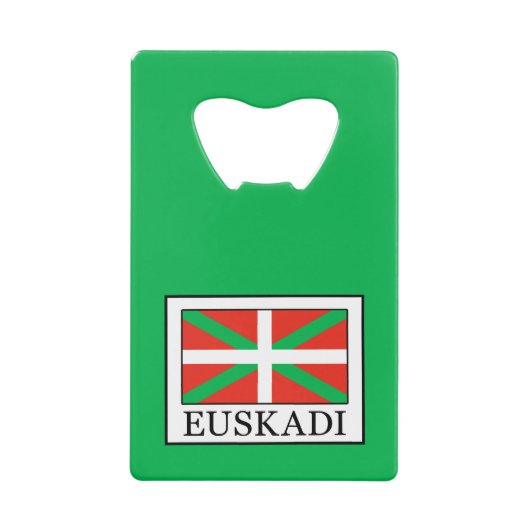 Euskadi Kredietkaart Flessenopener (Voorkant)