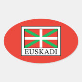 Euskadi Ovale Sticker (Voorkant)
