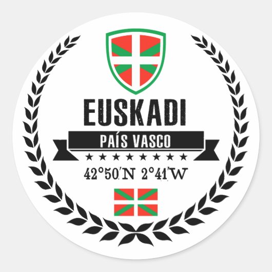 Euskadi Ronde Sticker (Voorkant)