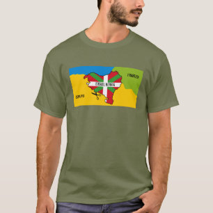 Euskal Herria Ikurriña eta euskal independent ent T-shirt