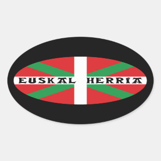 Euskal Herria-Sticker Ovale Sticker