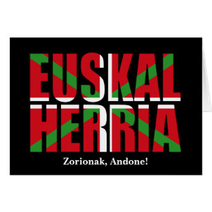 Euskal Herria vormt de Baskische vlag Ikurriña: