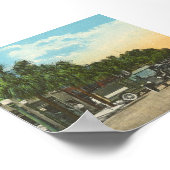 EUSTIS, FL - Downtown, 1925 Poster (Hoek)