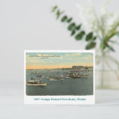 Eustis, FL - Vloot van boten - 1907 Briefkaart (Staand voorkant)